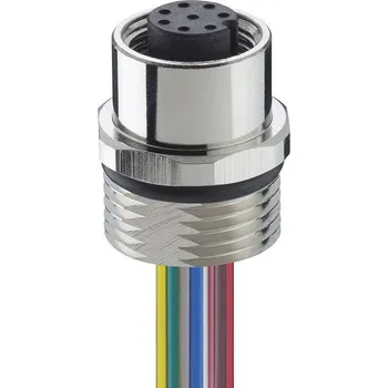 Lutronic 1220 05 T16CW 0,5m vestavný zástrčkový konektor pro senzory - aktory, 1232, piny: 4, 0.50 m, 1 ks