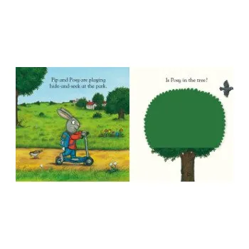 První čtění Pip and Posy, Where Are You? At the Park (A Felt Flaps Book) (Kristin Atherton,Axel Scheffler)(Leporelo)