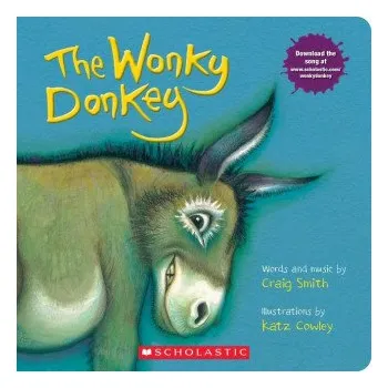 Cizojazyčná kniha The Wonky Donkey: A Board Book (Katz Cowley)(Leporelo)