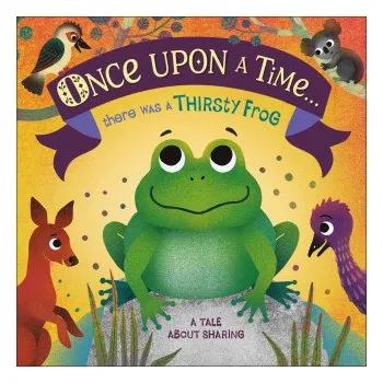 Pohádka Once Upon A Time... there was a Thirsty Frog (Maja Andersen)(Leporelo)