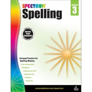 Cizojazyčná kniha Spectrum Spelling, Grade 3 (Spectrum)(Brožovaná)