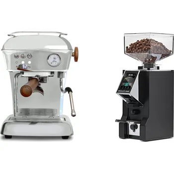 Příprava kávy Ascaso Dream PID, leštěný hliník + Eureka Mignon Specialita…
