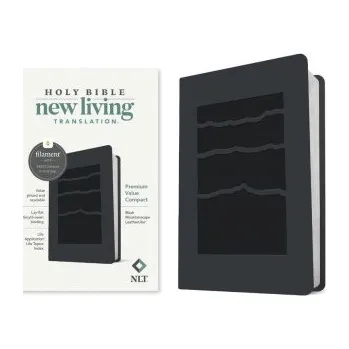 NLT Premium Value Compact Bible, Filament Enabled Edition (Leatherlike, Black Mountainscape) (Kniha)