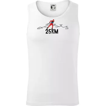 25km po Jizerkách - Tílko pánské Core - L ( Bílá )