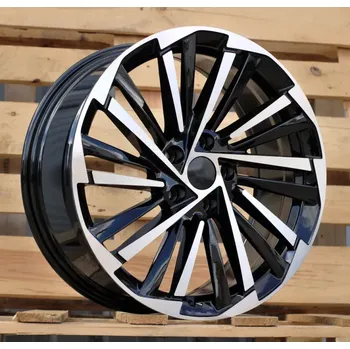 Alu kolo Alu kola Racing Line FBX261, 18x7.5 5x112 ET40, černá + leštění vhodné pro Škoda Kodiaq I, Škoda Kodiaq II