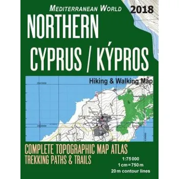Populárně naučná literatura pro dospělé Northern Cyprus / Kypros Hiking & Walking Map 1 (Sergio Mazitto)(Brožovaná)