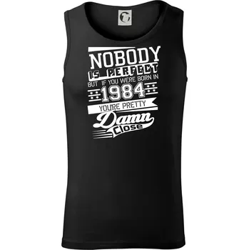 Nobody is perfect - 1984 - Tílko pánské Core - 2XL ( Černá )