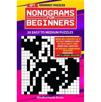 Populárně naučná literatura pro dospělé Nonograms for Beginners: 50 Easy to Medium Puzzles (Mindful Puzzle Books)(Brožovaná)