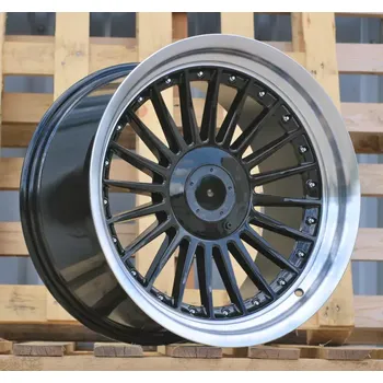 Alu kolo Alu kola Racing Line B1803, 18x10 5x120 ET15, černá + leštěný límec