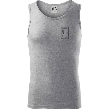 King of hearts - Tílko pánské Core - 2XL ( Tmavě šedý melír )