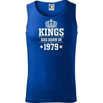 Kings are born in 1979 - Tílko pánské Core - XL ( Královská modrá )