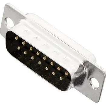 Video redukce MH Connectors MHDB15-SP 2101-0180-02 D-SUB kolíková lišta 180 ° Pólů: 15 pájecí kalíšek 1 ks