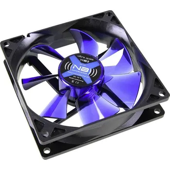 PC ventilátor NoiseBlocker BlackSilent XE2 PC větrák s krytem černá, modrá (transparentní) (š x v x h) 92 x 92 x 25 mm