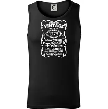 Pánské termoprádlo Vintage Etiketa - 1976 - Tílko pánské Core - L ( Černá )