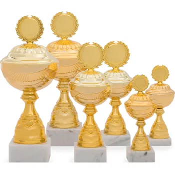 Pohár EKONOM, výška 22 cm, zlatý