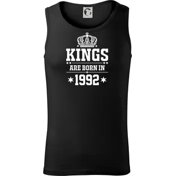 Kings are born in 1992 - Tílko pánské Core - XL ( Černá )