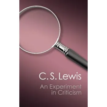 Učebnice Experiment in Criticism (C S Lewis)(Brožovaná)