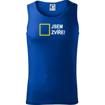 Jsem zvíře obdelník - Tílko pánské Core - 2XL ( Královská modrá )