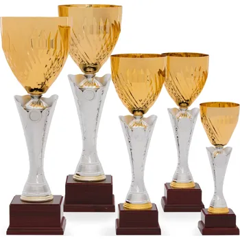 Pohár STANDARD, výška 32 cm, zlatý/stříbrný