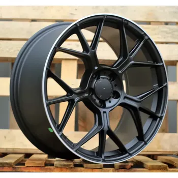Alu kolo Alu kola Racing Line FBX120, 19x9.5 5x112 ET45, černá + leštěný límec (zátěžová)