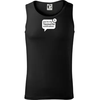 You're my favourite notification - Tílko pánské Core - XL ( Černá )
