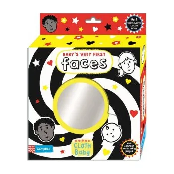 Cizojazyčná kniha Baby's Very First Cloth Book: Faces (BOOKS CAMPBELL)(Pevná)