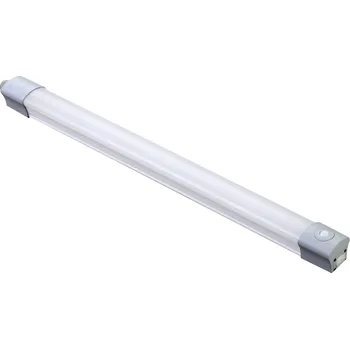 Megatron Feuchtraumleuchte LED světlo s detektorem pohybu LED pevně vestavěné LED 16 W neutrální bílá šedá