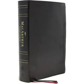 ESV, MacArthur Study Bible, 2nd Edition, Genuine leather, Black (Pevná)