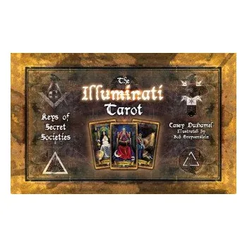 Cizojazyčná kniha Illuminati Tarot: Keys of Secret Societies (Casey Duhamel,Bob Greyvenstein)(Brožovaná)