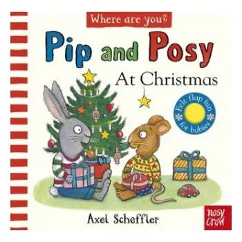 První čtění Pip and Posy, Where Are You? At Christmas (A Felt Flaps Book) (Camilla Reid)(Leporelo)