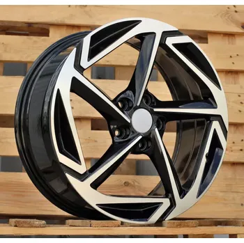 Alu kolo Alu kola Racing Line A5898, 18x7.5 5x114.3 ET51, černá + leštění vhodné pro Hyundai Ioniq 6, Hyundai Tucson IV (od 2021)