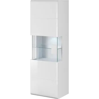 Obývací stěna MOB Tamie Typ 07 (bílá + lesk bílý) (L)