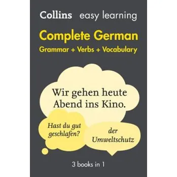 Easy Learning German Complete Grammar, Verbs and Vocabulary (3 books in 1) (Collins Dictionaries)(Brožovaná)
