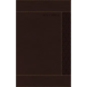 NRSVue, Holy Bible with Apocrypha, Personal Size, Leathersoft, Brown, Comfort Print (Pevná)