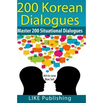 Učebnice 200 Korean Dialogues Box Set: All-in-one Box Set (Like Test Prep)(Brožovaná)