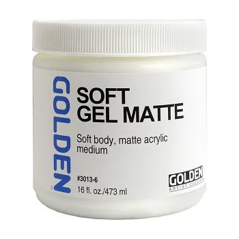 Výtvarná barva Golden 3013 Soft Gel matný 237ml (Golden 3013 Soft Gel matný 237ml)