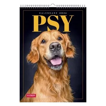 Kalendář Kalendarz ścienny 2026 A3 Psy