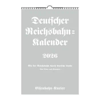 Deutscher Reichsbahn Kalender 2026