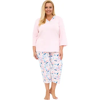 Dámské pyžamo Dámské pyžamo CORNETTE 389/455 NANCY PLUS růžová 4XL 0