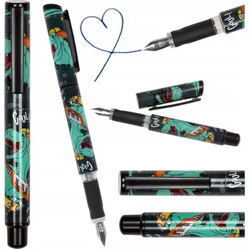 Dinosaurus PLNÍCÍ PERO na bombičky do školy pro kluka MODRÝ INKOUST