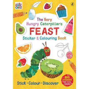 První čtění Very Hungry Caterpillar Feast Sticker Book (Eric Carle)(Brožovaná)