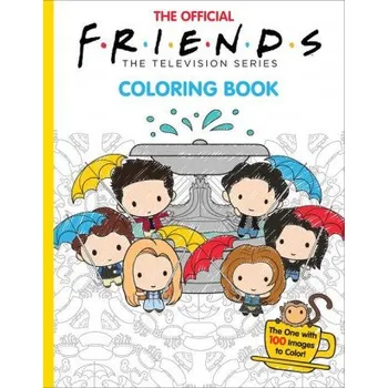 Official Friends Coloring Book: The One with 1 00 Images to Color (Scholastic)(Brožovaná)