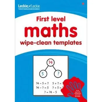 Cizojazyčná kniha First Level Wipe-Clean Maths Templates for CfE Primary Maths (Leckie and Leckie)(Kniha)