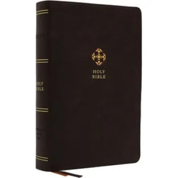 Populárně naučná literatura pro dospělé NRSV, Catholic Bible, Journal Edition, Leathersoft, Brown, Comfort Print (Catholic Bible Press)(Pevná)