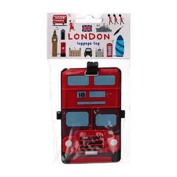 Příslušenství k zavazadlu Visačka na zavazadlo - Londýnský autobu s- PVC