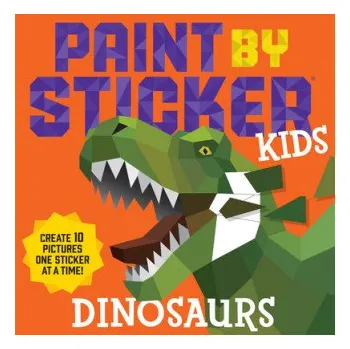 Cizí jazyk Paint by Sticker Kids: Dinosaurs (Brožovaná)