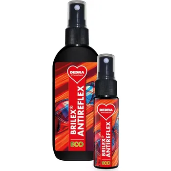 DEDRA ANTIREFLEX BRILEX® 2 ks spreje na brýle s antireflexní úpravou & UV filtrem,100+30 ml