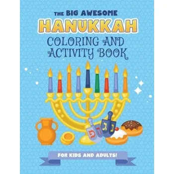 Cizojazyčná kniha Big Awesome Hanukkah Coloring and Activity Book For Kids and Adults! (Hanukkah Publishing)(Brožovaná)