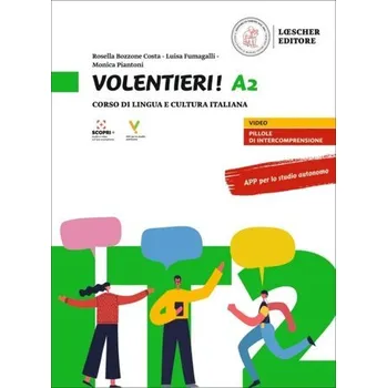 Italský jazyk Volentieri! A2. Libro dello studente + esercizi + multilibro