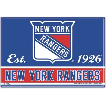 Dekorativní magnet Wincraft Magnetka na Lednici New York Rangers NHL